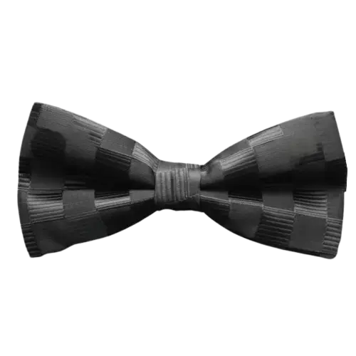Black bow tie