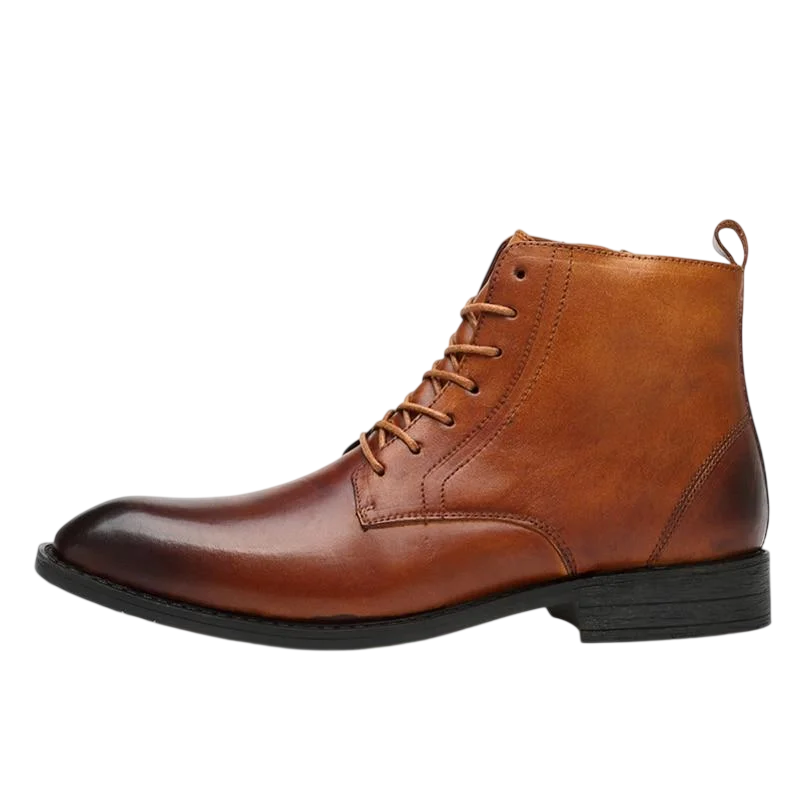 Tommy black leather boots