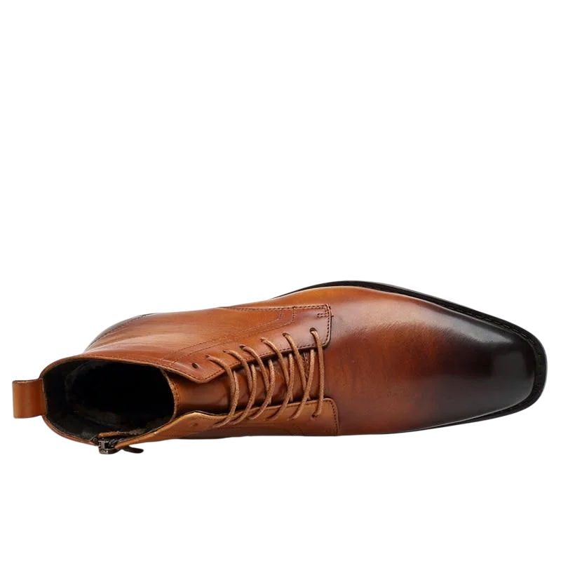 Tommy black leather boots