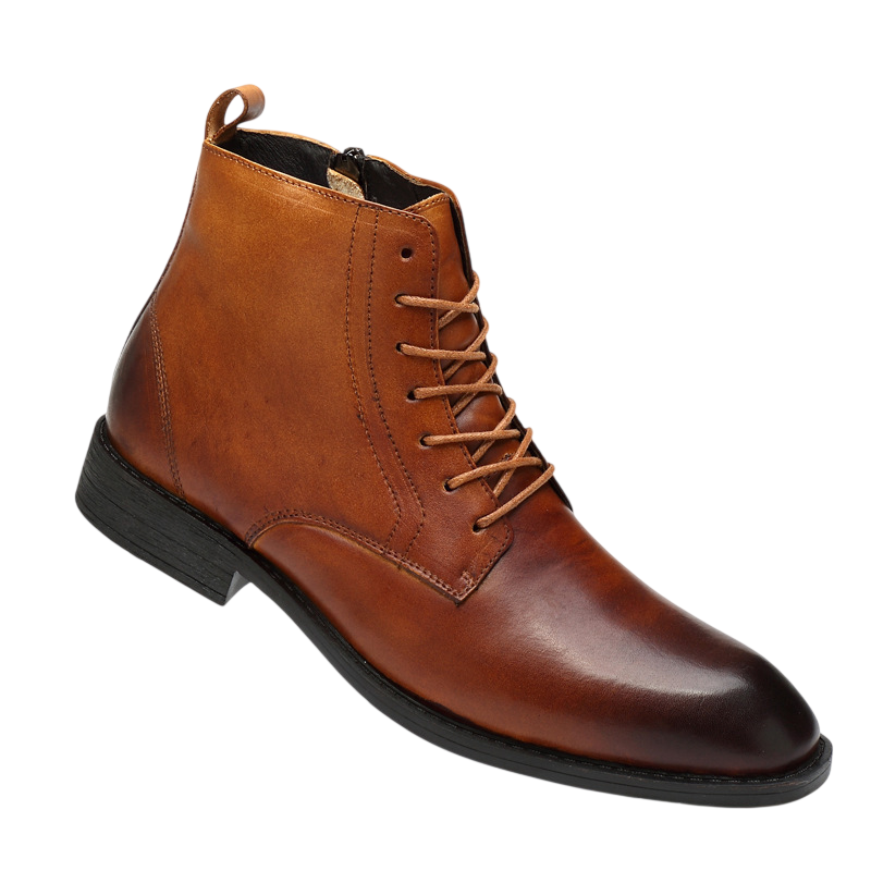 Tommy black leather boots