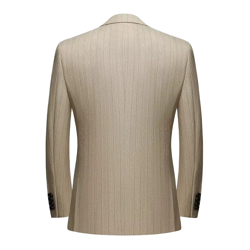Imperial Beige Three Piece Suit