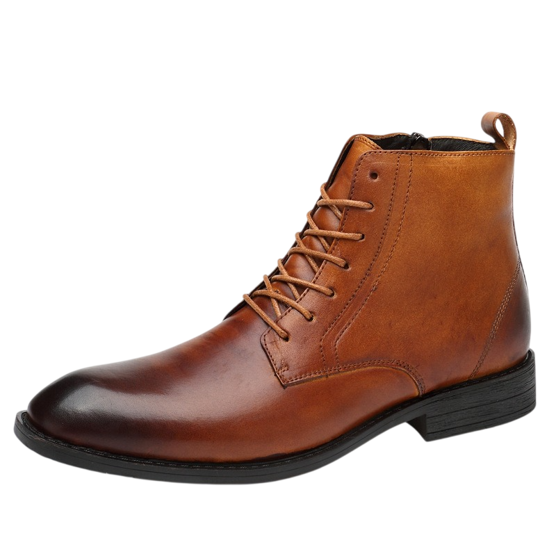 Tommy black leather boots